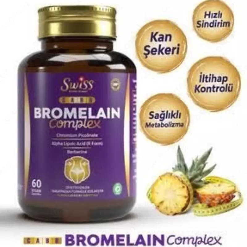 Пищевая добавка Swiss Bork CABB Bromelain Complex — 3