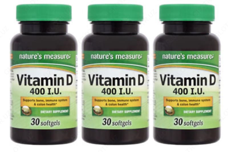 Витамины Д Nature's Measure Vitamin D 400 IU — 4