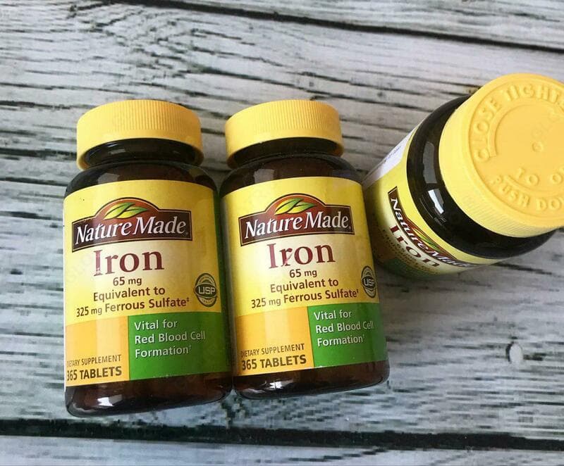 Витамины ”Nature Made Iron 65 mg 365 tablets” — 1
