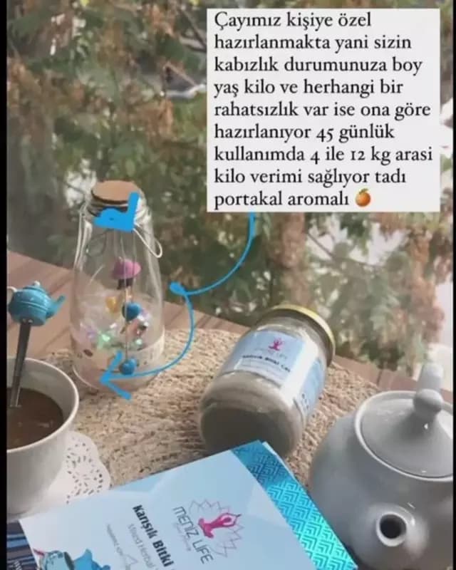 Menizlife травяной чай для похудения — 6