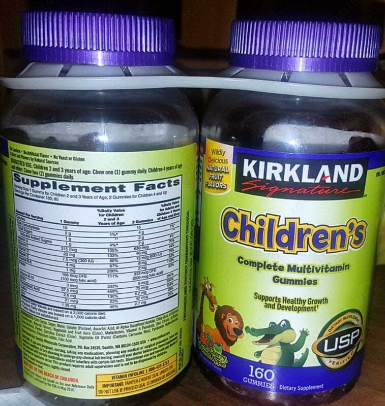 Витамины ”Kirkland Signature Children's Complete Multivitamin” — 2