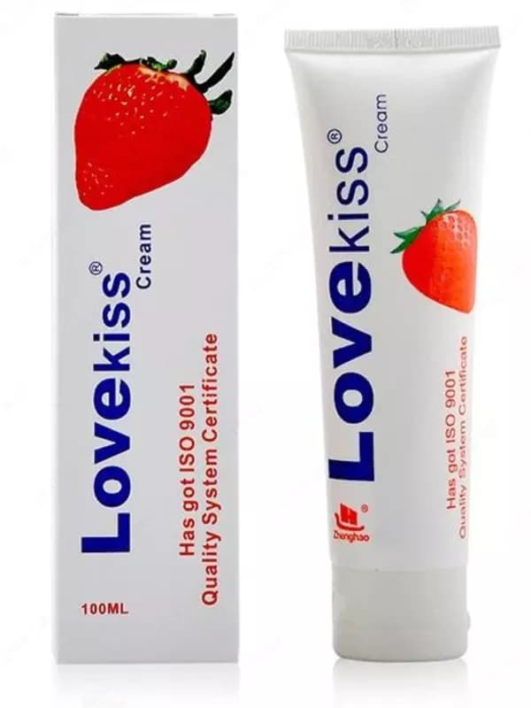 Lovekiss Strawberry Lubricant Cream 100 ml — 2