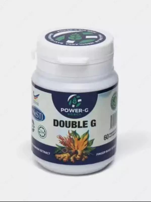 Капсулы Черного Имбиря и Фингеррута ”POWER-G” DOUBLE G (60 шт.) — 2