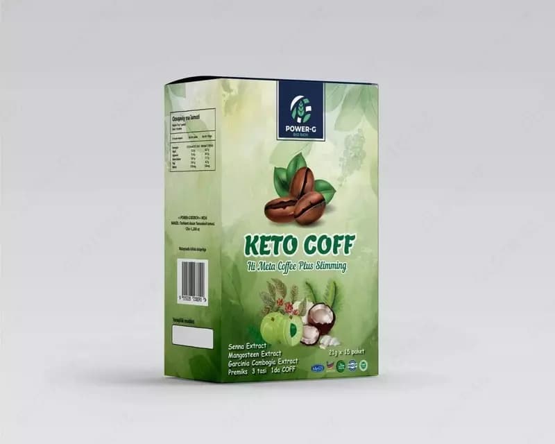 Растворимый кофе для похудения ”POWER-G” Keto Coff ( 15 пакетиков) — 1