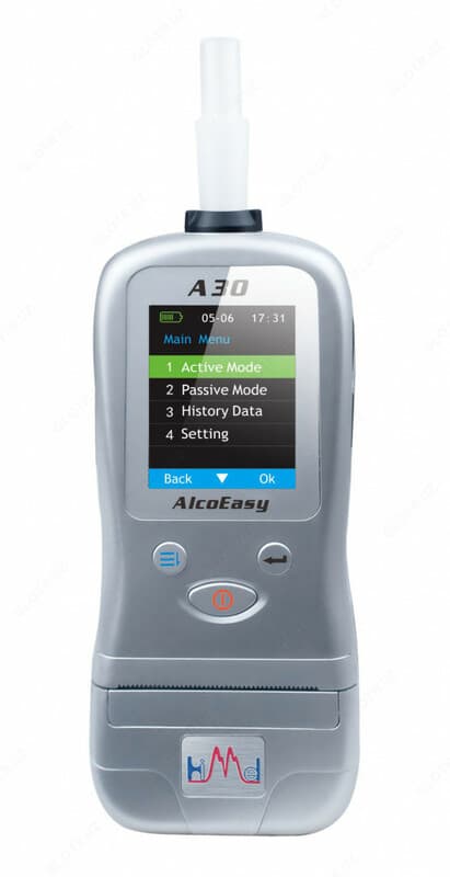 Анализатор алкоголя AlcoEasy A30 с возможностю печати (встроенным принтером) — 2