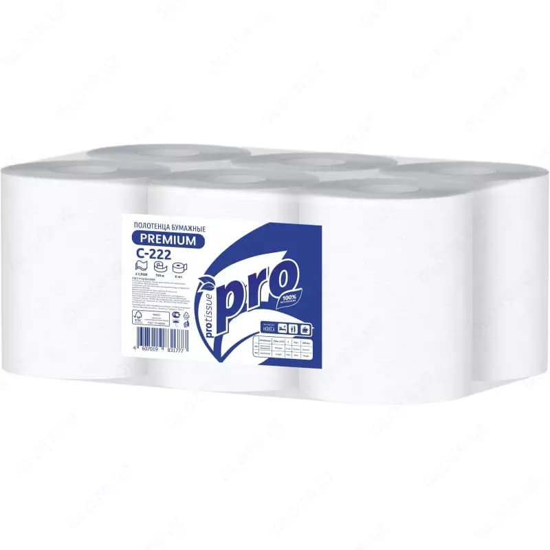 Полотенца бумажные для диспенсера H1 TORK / Protissue 2сл.150м 6 рул С 222 — 3