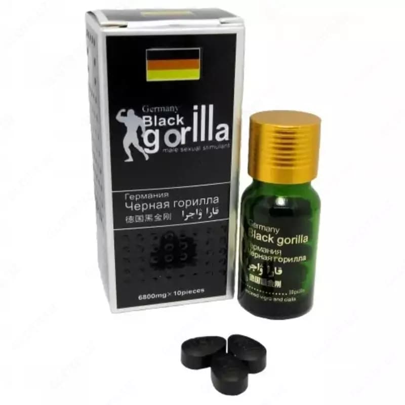 Препарат для потенции Germany Black Gorilla (10 таблеток) — 2