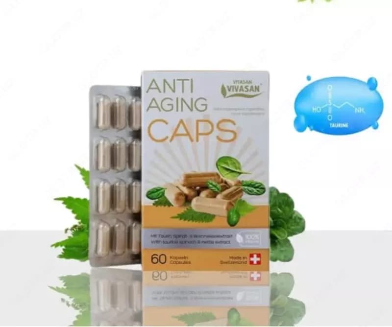 Капсулы против старения (антиоксиданты плюс витамины) / Antiaging caps Vivasan, Швейцария — 4