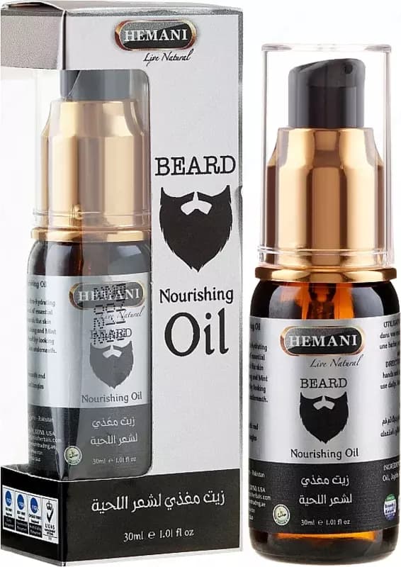 Питательное масло для бороды Hemani Beard nourishing oil — 2