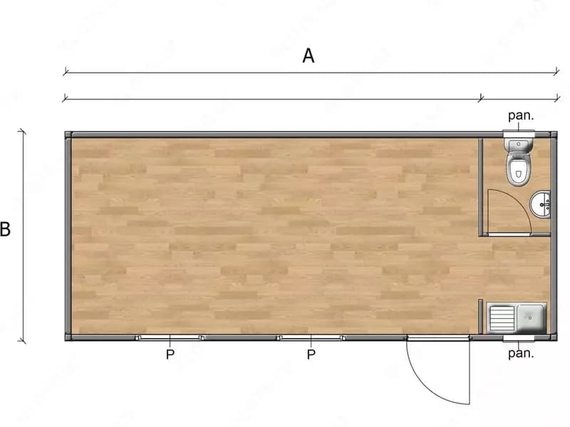 Новый офисно-бытовой контейнер Steelhome Construction container of life — 8