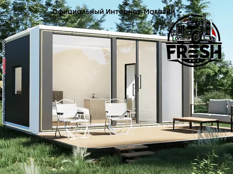 Модульный дом Apple Cabin VL-A2 площадью 17,4 м² — 2
