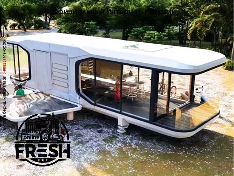 Модульный дом Space Capsule House E8 с 2 спальнями и балконом площадью 36,8 м² — 3