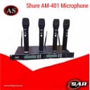 Микрофонный комплект Shure AM401, профессиональный, беспроводной, радиоканал, 4 канала