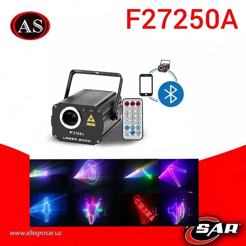 F2750A с приложением Android анимационный лазерный светильник — 2