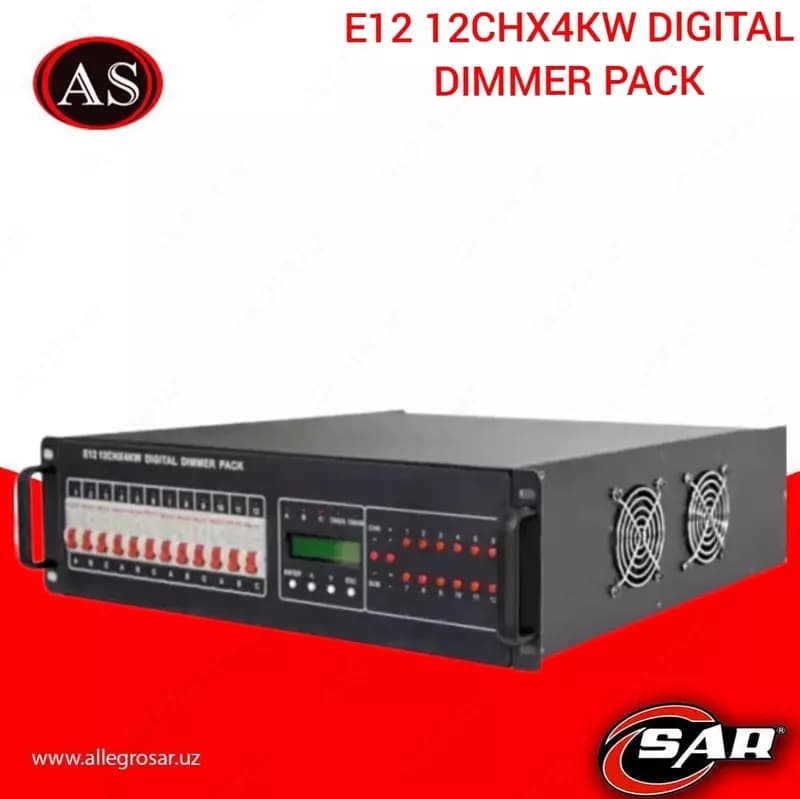 Dmx 12 chx4kw цифровой диммер пакет — 1