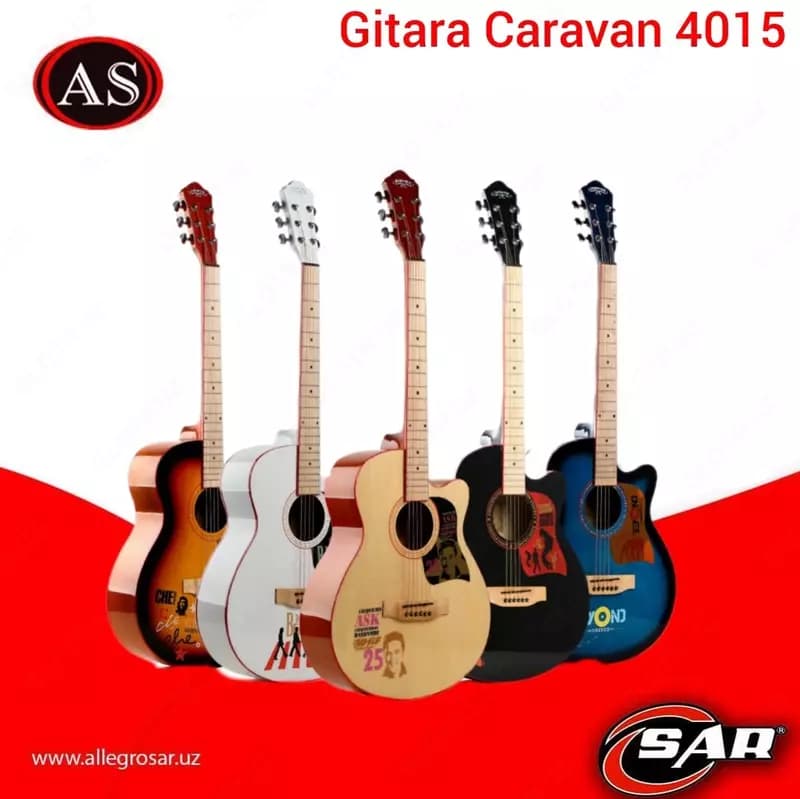 SAR Акустическая гитара Caravan Music 4015 — 2