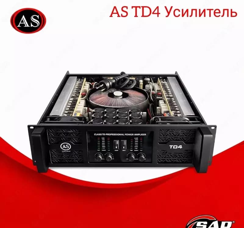 Профессиональный усилитель мощности AS TD4 — 1
