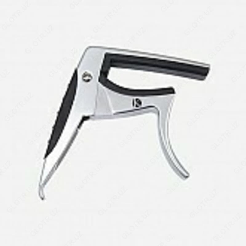 Kinsman электрическая /акустическая изогнутая гитара Capo Silver KAC303 — 1
