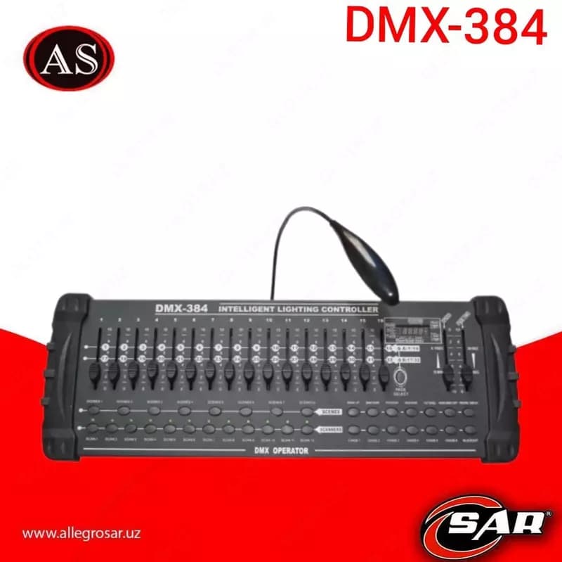 DMX 384, пульта управления с вращающейся головой, контроллера 512 DMX — 1