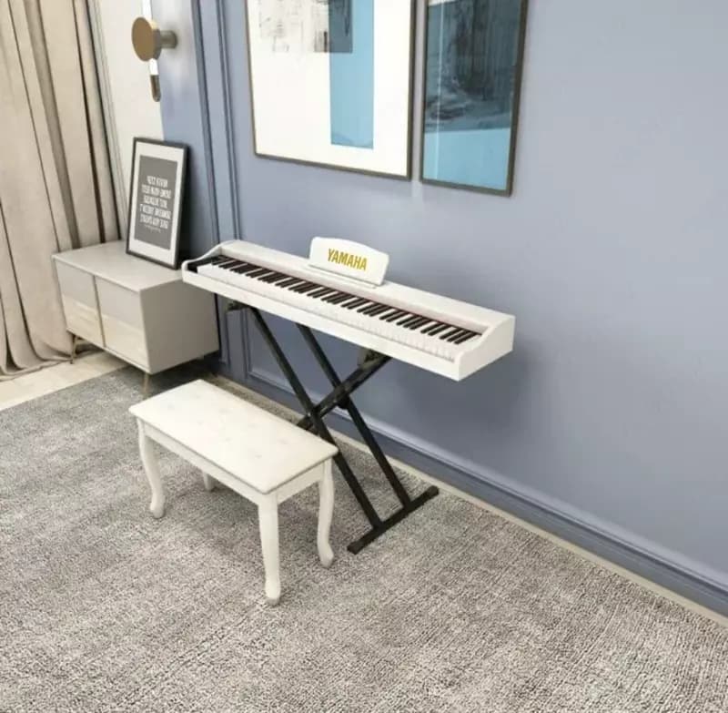 Цифровое пианино .Электронное пианино . Фортепиано Yamaha (белый) — 1