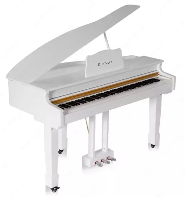 Цифровой Кабинетный рояль SONATA. Белый. — 1