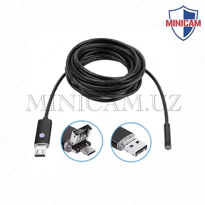 Эндоскоп USB кабель от 2м до 10 метров ANDROID+IOS ENDOSCOPE — 2