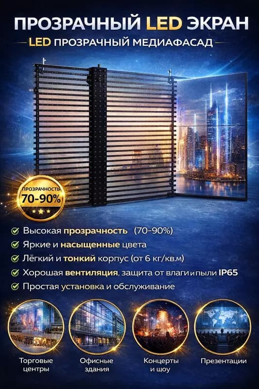 LED экран (Сеточный) — 1