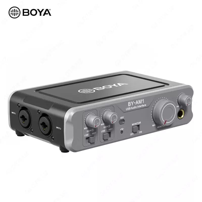 BOYA BY-AM1 - двухканальный аудиомикшер — 1