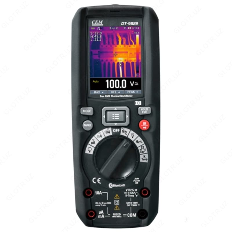 DT-9889 — мультиметр TRMS с встроенным тепловизором — 1