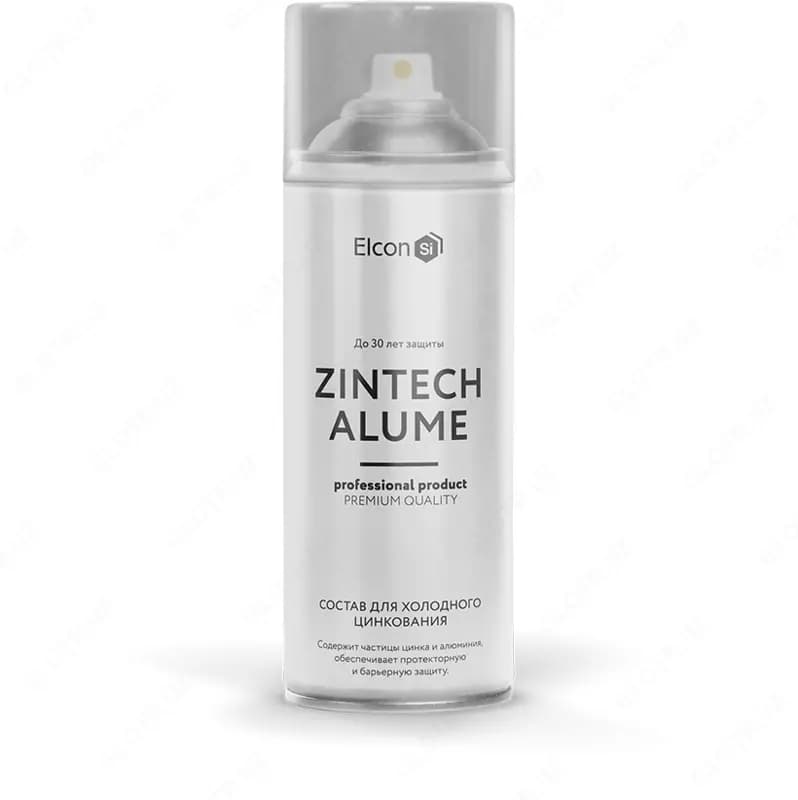 Состав для холодного цинкования Elcon Zintech Alume 520 мл/аэрозоль — 1