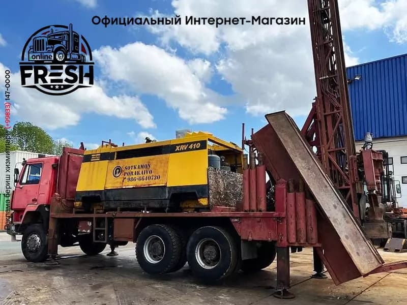 Sisu 12E480 6X6 Буровая установка для бурения скважин ATLAS COPCO XRV410 (50 буровая установка) — 2