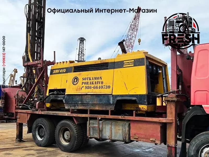 Sisu 12E480 6X6 Буровая установка для бурения скважин ATLAS COPCO XRV410 (50 буровая установка) — 6