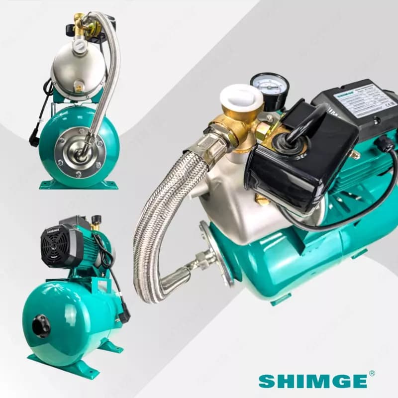 Насосная станция SHIMGE JET 370G2 c баком 24 л — 2