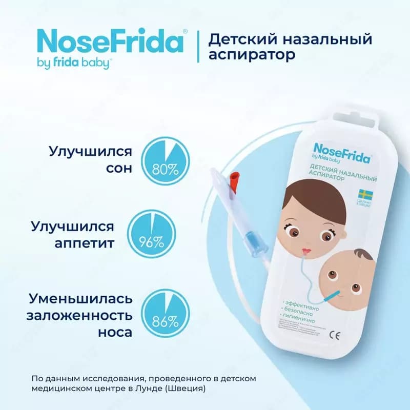 NoseFrida® аспиратор для носа (+комплекты одноразовые) — 2