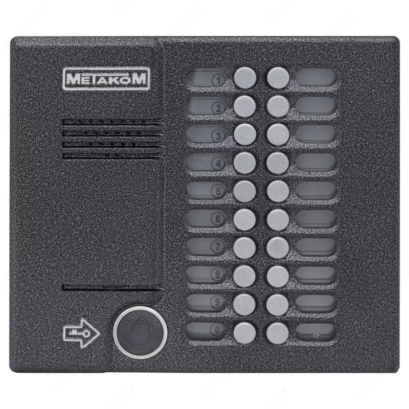 Вызывная аудио-панель ”МЕТАКОМ MK20.2-RFE” прямая адресация (Россия) — 1