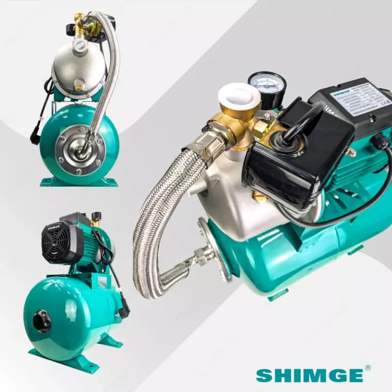 Насосная станция SHIMGE JET 750G2 c баком 24 л — 2