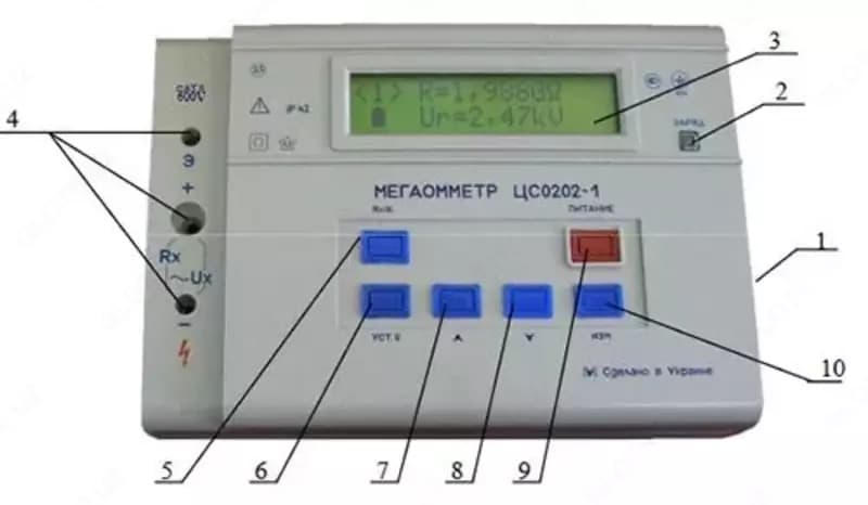 Мегахометр CS020 — 2