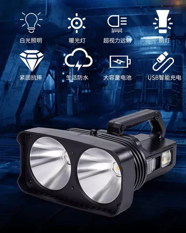 Фонарь кемпинговый светодиодный переносной X-BALOG BL-W5123 черный — 5