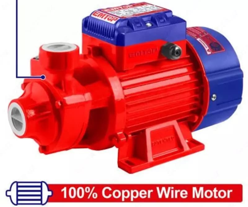 Водяной вихревой насос ”Emtop” EWPPV07501, 750W (1.0 НР) — 2