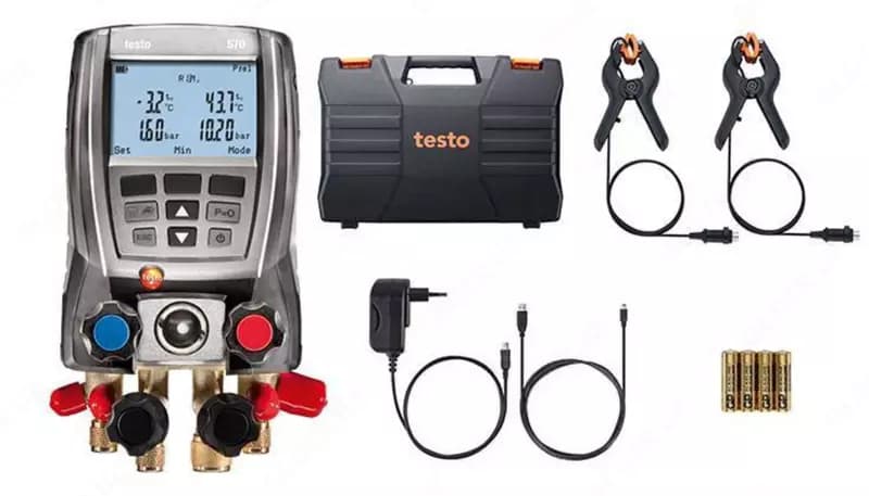 Комплект testo 570-2 - Цифровой манометрический коллектор — 1