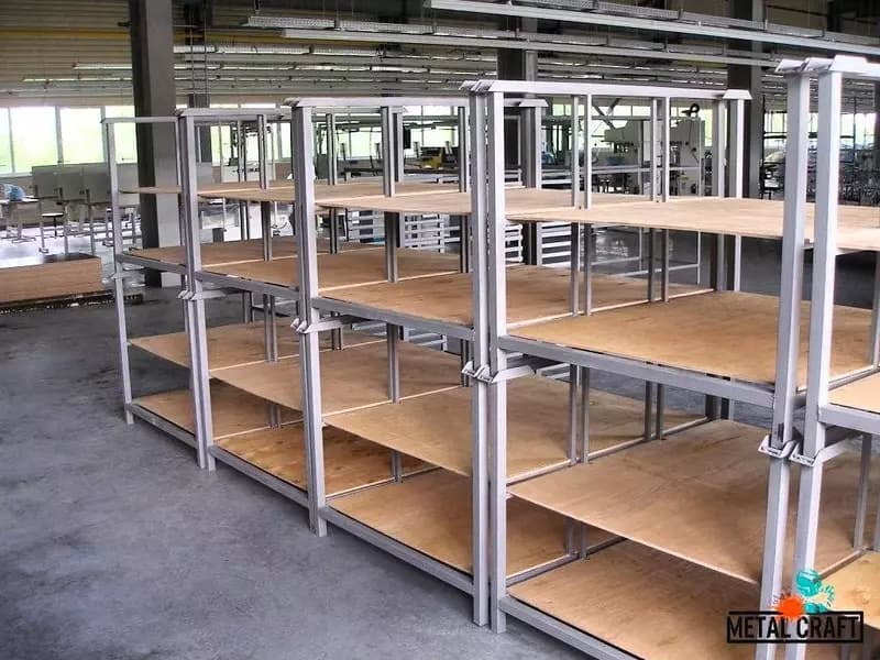 Комбинированный стеллаж "MetalCraft" для текстильного полотна (Ассортимент) — 2