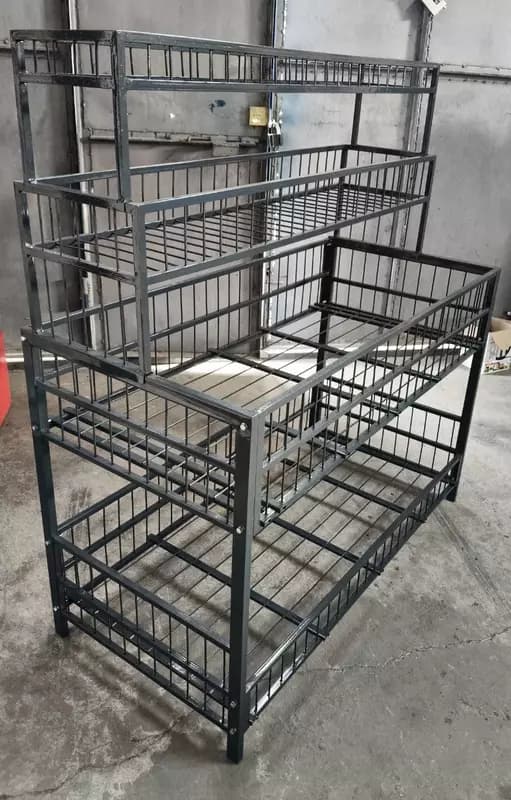Металлический стол-стеллаж "MetalCraft", г/п 100 кг, 1250х600х1350/1250х380х450 мм — 1