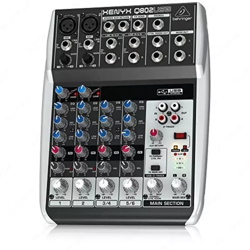 Behringer XENYX Q802USB Аналоговый микшер — 1