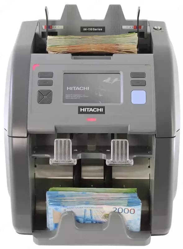 2-х карманный сортировщик банкнот ”HITACHI” iH-110F с функцией ветхости — 3