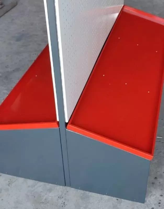 Металлический торговый стеллаж (перфорированный) "Metalcraft" EPA — 4
