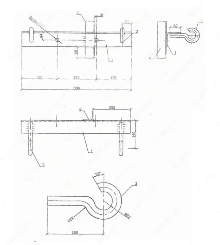 Траверса ТМ-78б, ТМ-78бМ (20.0027 09.02) 6,56 кг — 1