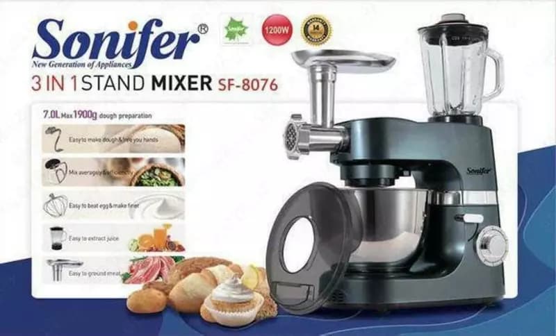 Планетарный миксер Sonifer sf-8076 — 2