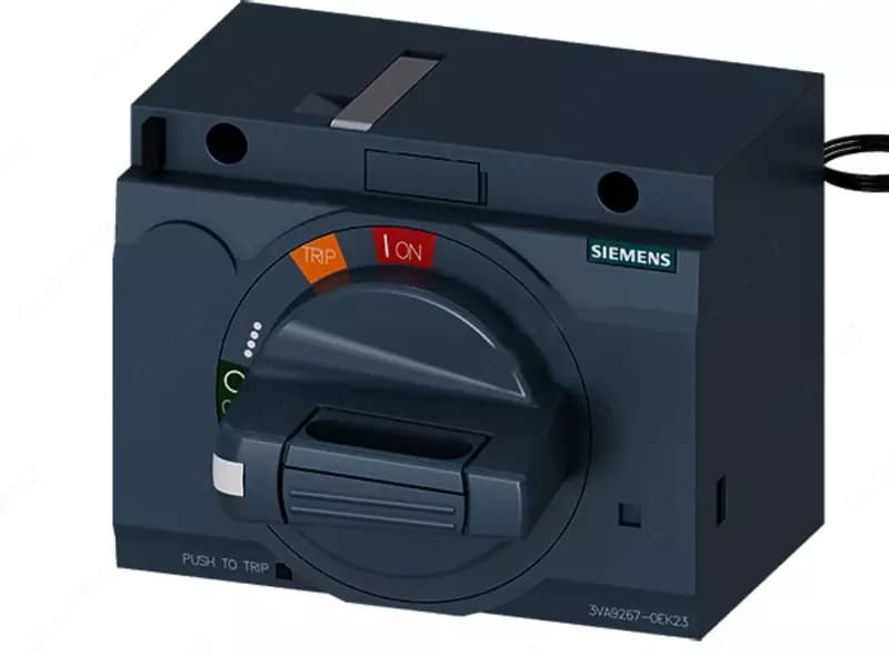 Поворотный привод с фронтальной установкой. IEC IP30/40 принадлежность для: 3VA2 400/630 — 1