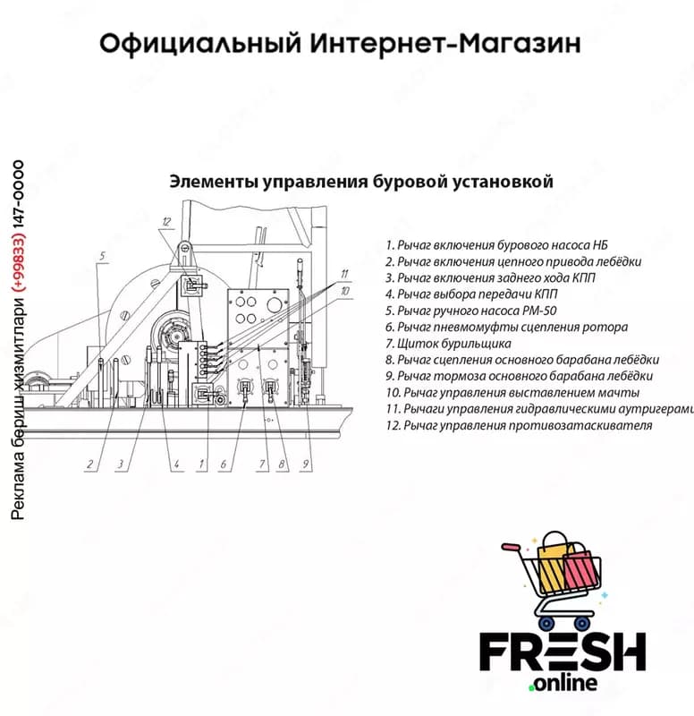 Буровая установка УРБ-3А3-053 на прицепе — 8