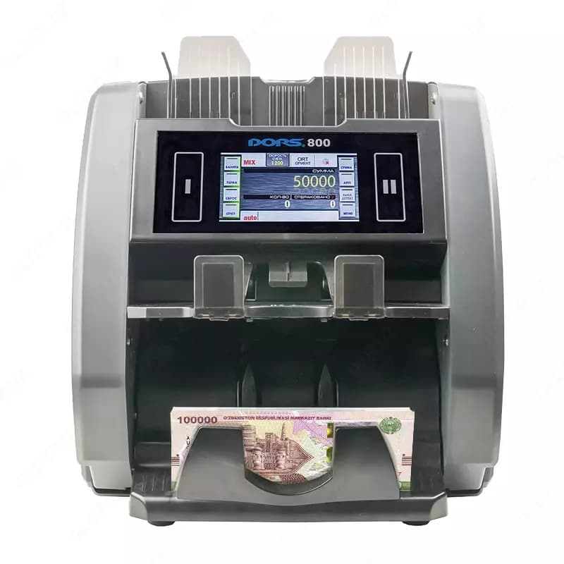 DORS 800 М3 Сортировщик банкнот двухкарманный (валюты: UZS, EUR, USD, CNY, GBP, RUB и другие) — 1